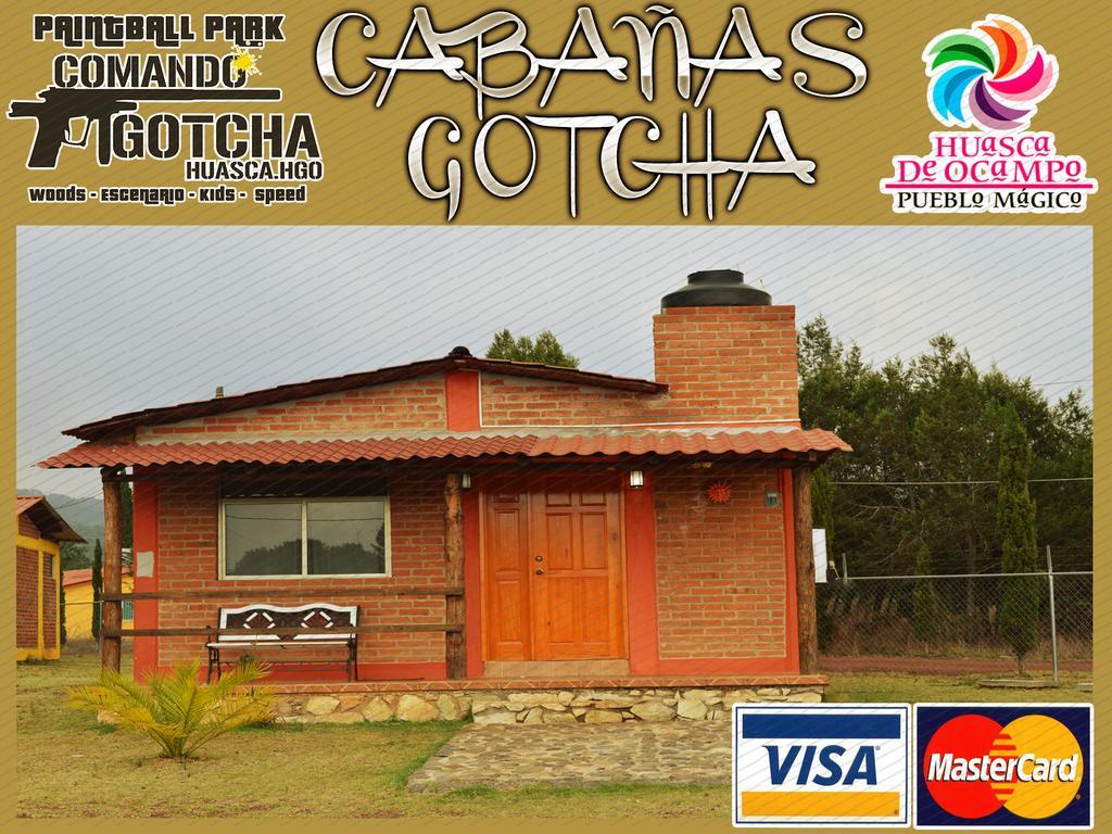 Отель Cabanas Gotcha Huasca Уаска-де-Окампо Экстерьер фото
